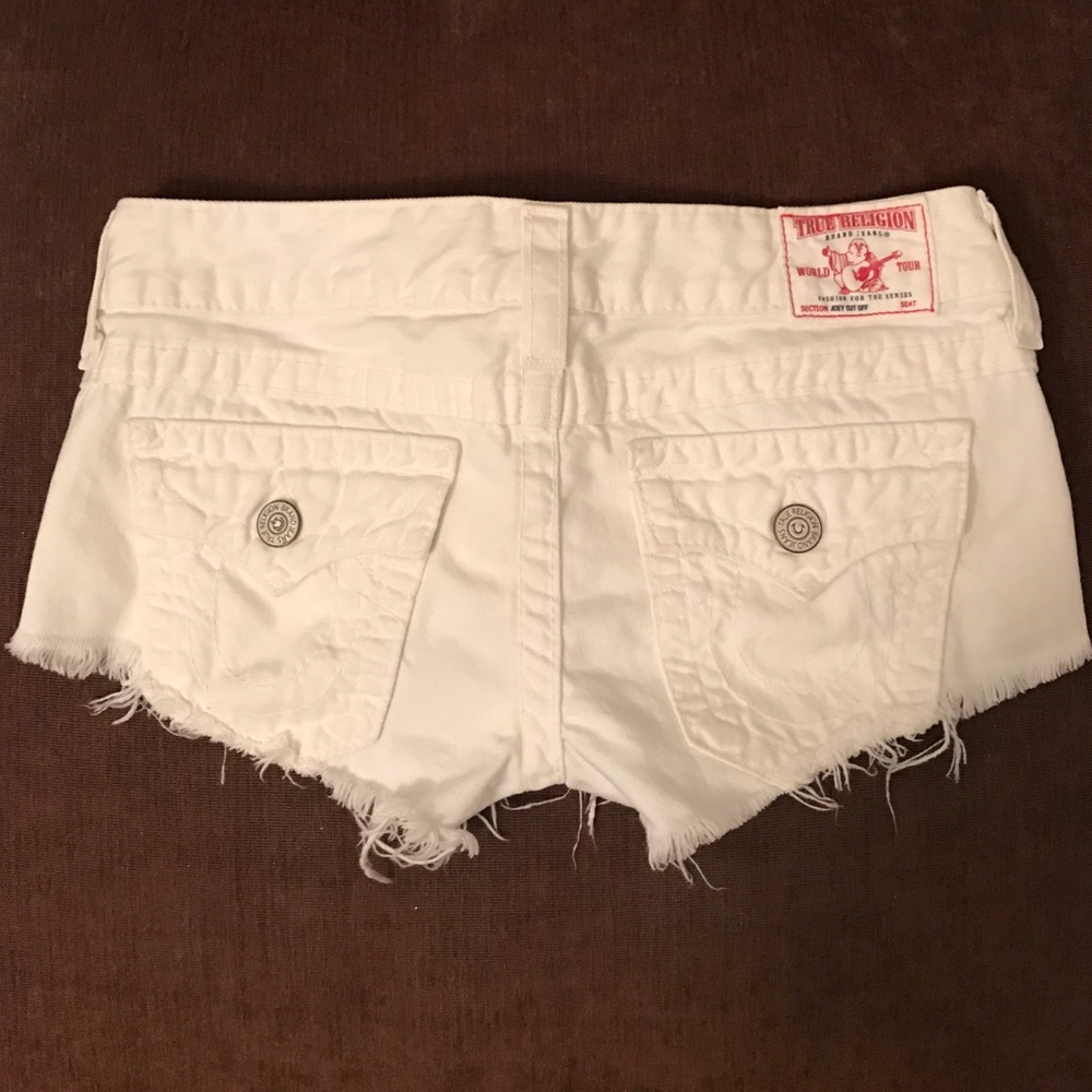 White True Religion Shorts